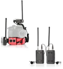 Saramonic Wireless VHF Dual Lavalier Microphone System Kit (with Premium audio Mixer)