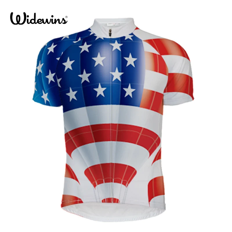 Распродажа трикотажных изделий Maillot Ciclismo США мужские велосипедные с коротким