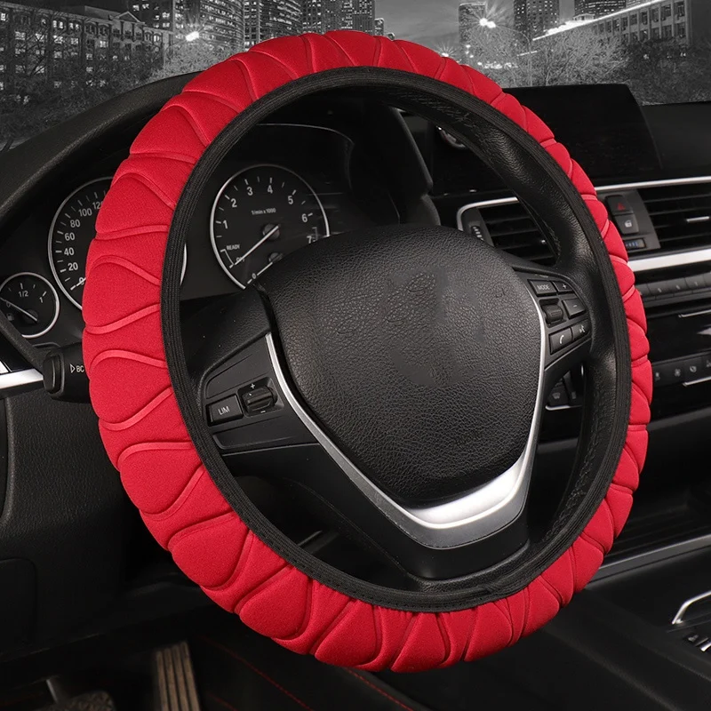 Buy Ice Silk Elastic Type Car Steering Wheel Cover Universal Car Steering wheel