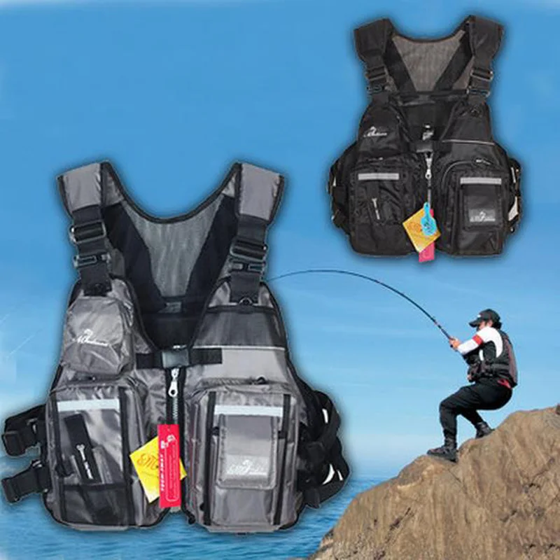 

Life Jacket Report Fly Fishing Vest Outdoor Fishing Vest Waterproof Life Vest for Fishing Jacket Sailing Surfing Boating Huting