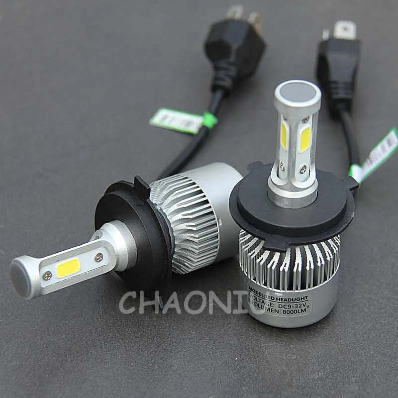 

dianshi wholesale H4 Car Led Headlight Auto H4 9004 9007 H13 H11 36W 6500K H1 H3 H7 9005 9006 hb3 hb4 led Headlamp