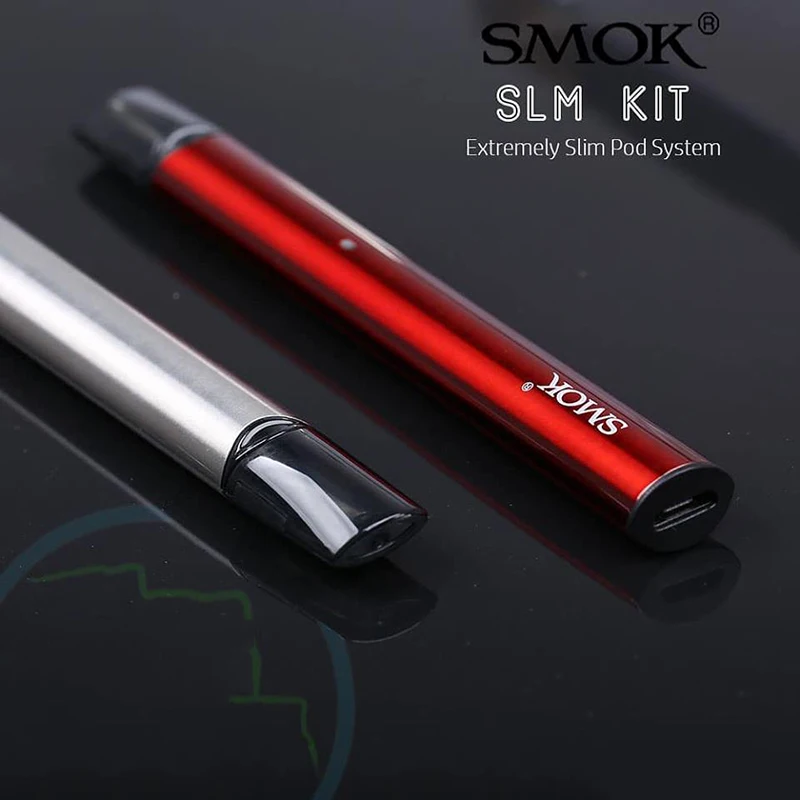 Оригинальная электронная сигарета SMOK SLM KIT Mini Vape Pen pod kit с батареей 250 мАч 0 8 мл Pod Coils
