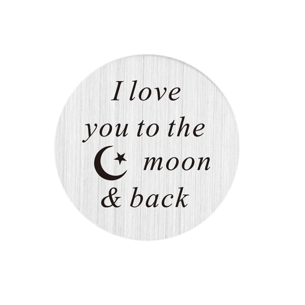 

Wholesale Stainless Steel i love you floating locket plate