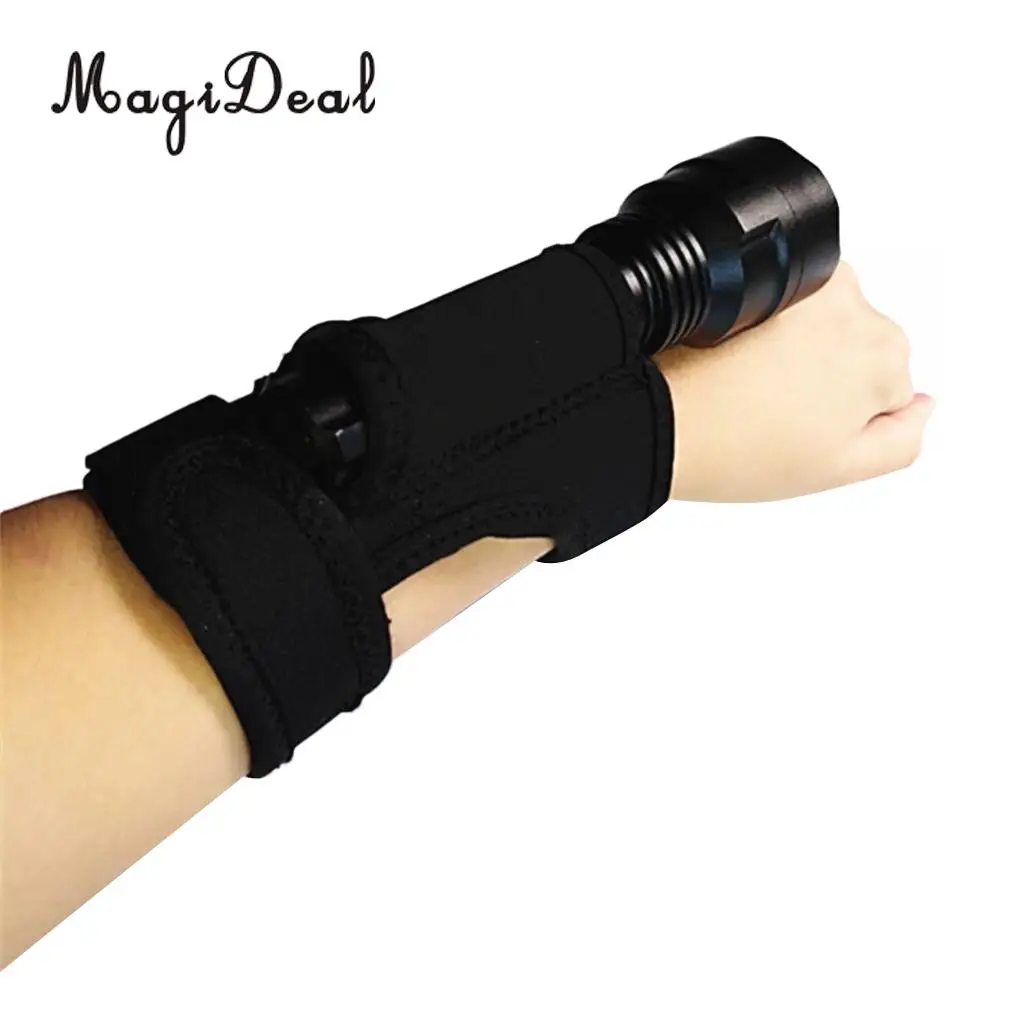 Swimming & Diving Neoprene Hand Free Holder Glove for Scuba Diving Underwater Water Sports Torch Flashlight Hunting Replacement