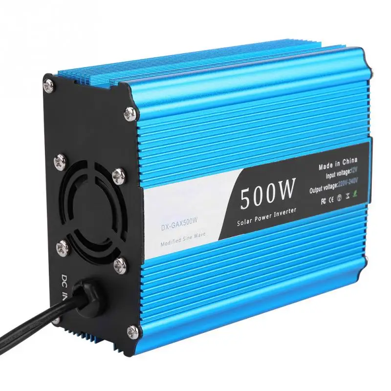 500 W DC 12 V дo AC 220 V-240 V пиковый 600 Вт автомобильный Мощность преобразователь Dual USB Зарядное устройство адаптер автомобильные аксессуары, Новое поступление