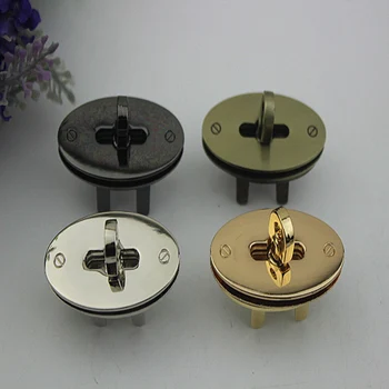 

6 pcs/lot Luggage hardware accessories eggs lock The oval egg-shaped Twist lock Handbags clothing hardware accessories locks
