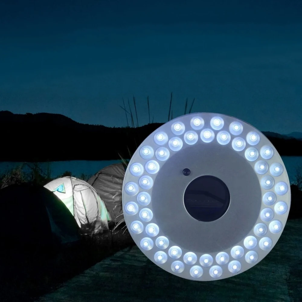 

48 LEDs Portable Outdoor Waterproof Camping Hanging Lantern Three-mode Campsite Hanging Lamp Battery Powered New Style