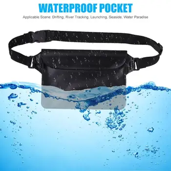 

Outdoor Beach Waterproof Underwater Waist Bag Swimming Drifting Sealed Phone Pouch Fanny Pack Beach Dry Pouch Phone Case Wallet