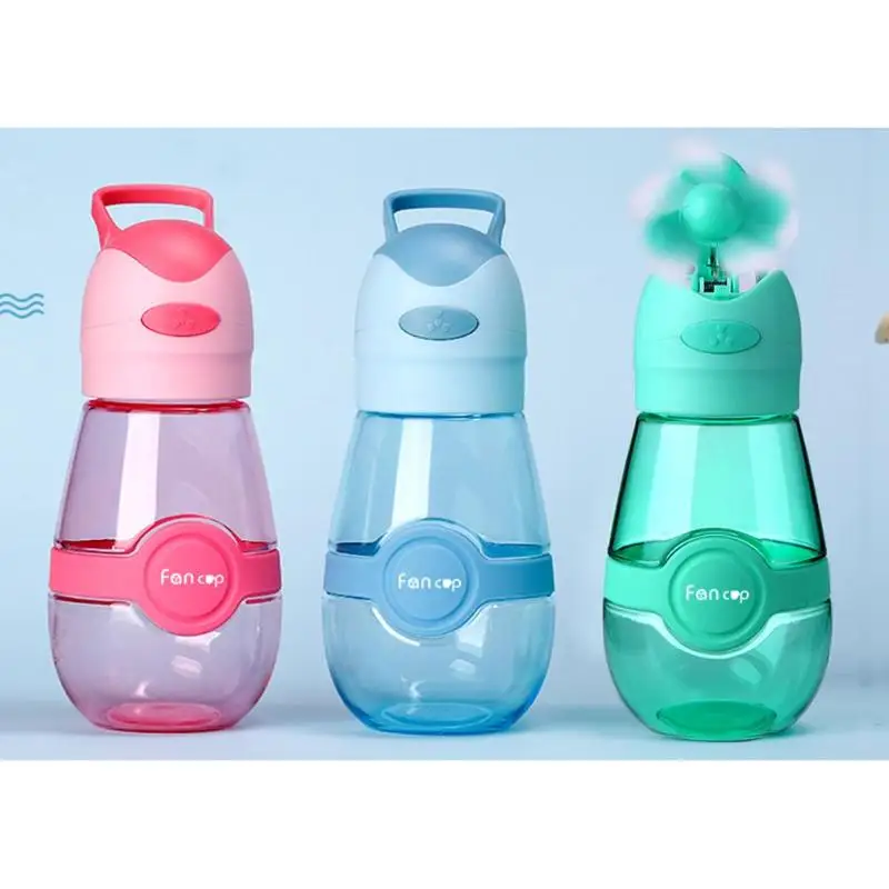 2 in 1 USB Rechargeable Ultra quiet Handy Fan Cooling bottle Fan Water