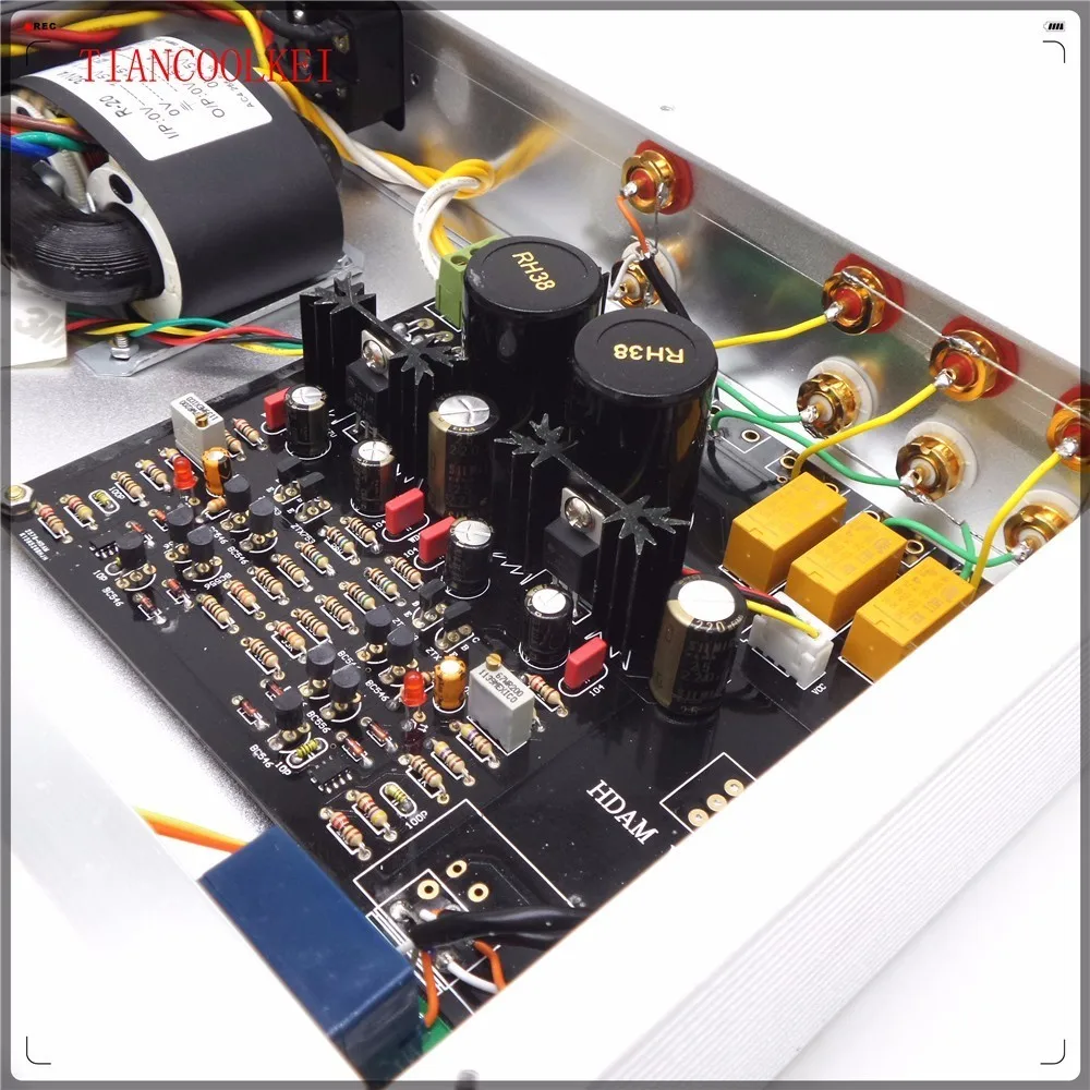 Поколения JC-2 Модернизированный аудио 2-х канальный вырубки 6-канальный регулятор громкости спереди HDAM Предварительный усилитель