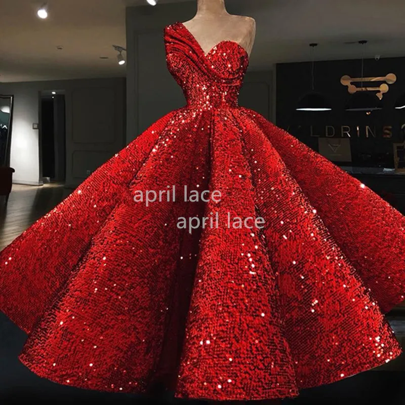 red velvet sequin dress