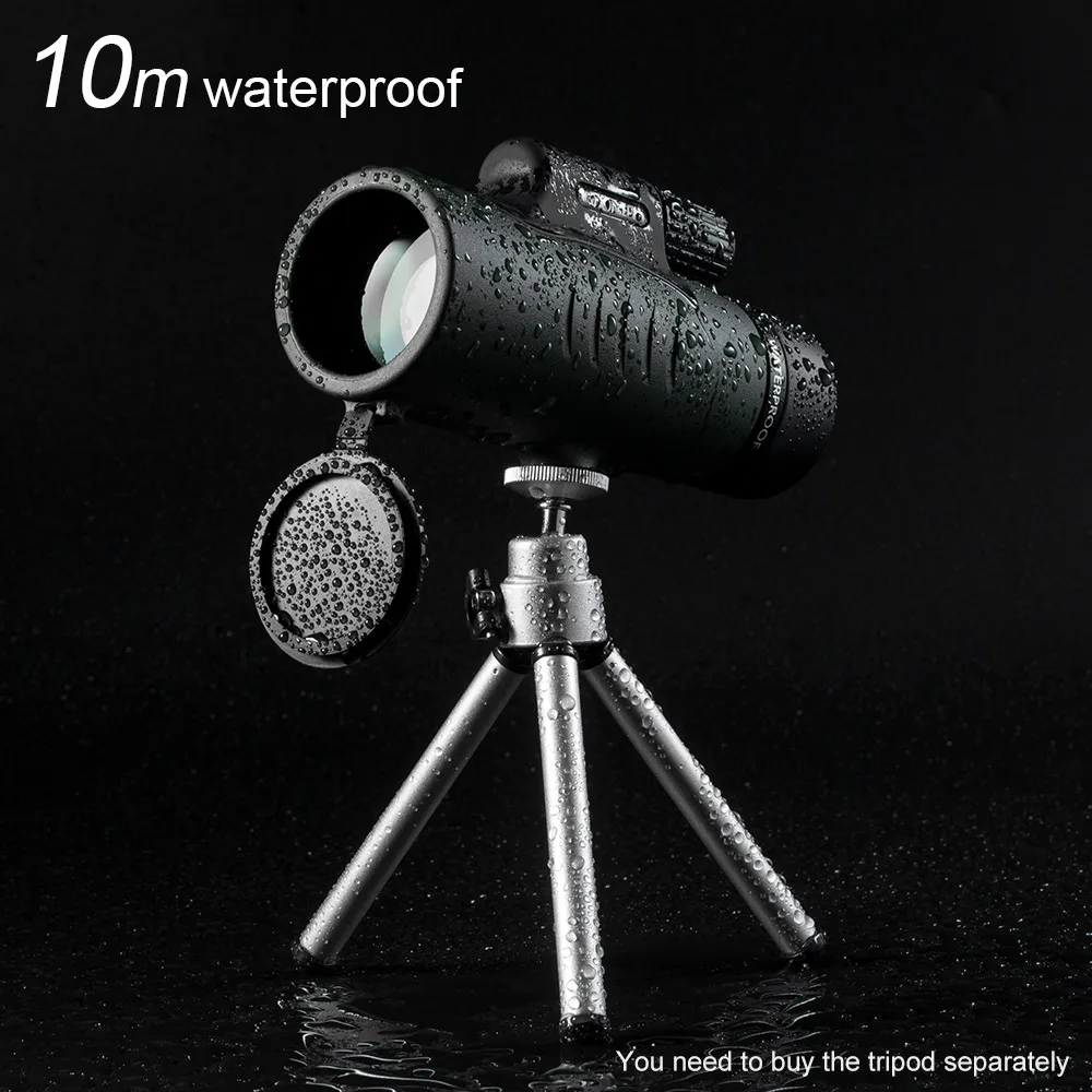 Монокулярный телескоп K & F CONCEPT 12X50 HD с одной трубкой водонепроницаемый держатель
