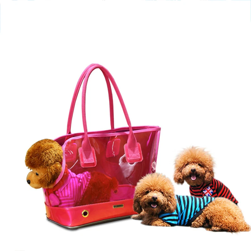

New Outdoor Creative Small Dog Cat Carrier Waterproof Portable Transparent Cat Cage Breathable Pet Bag Drop Shipping
