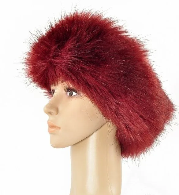

New Russian FOX Faux Fake Fur Hat HeadBand Winter Earwarmer Hat