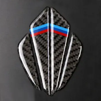 

BBQ@FUKA Black/Silver Carbon Fiber Car Door Side Edge Anti-scratch Guard Protector Trim 3D Sticker Fit For BMW
