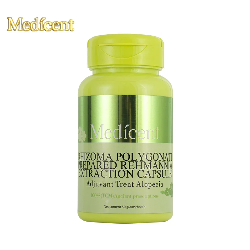 

Medicent Rhizoma Polygonati Prepared Rehmannia Extraction Capsule, Adjuvant Treat Alopecia, Cure self-conscious itching, 50pcs