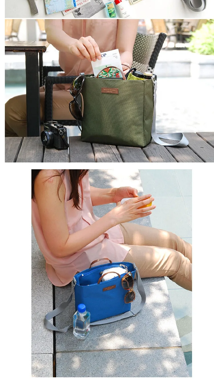 Travel slung Cosmetic Bag Cosmetic Jewelry Storage Accessories One Shoulder Multi-function Mobile Makeup Wash Bag