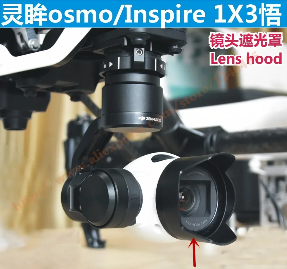 Camera Lens Sun Hood Sunshade Cap Antiglare for DJI OSMO DJI Inspire 1