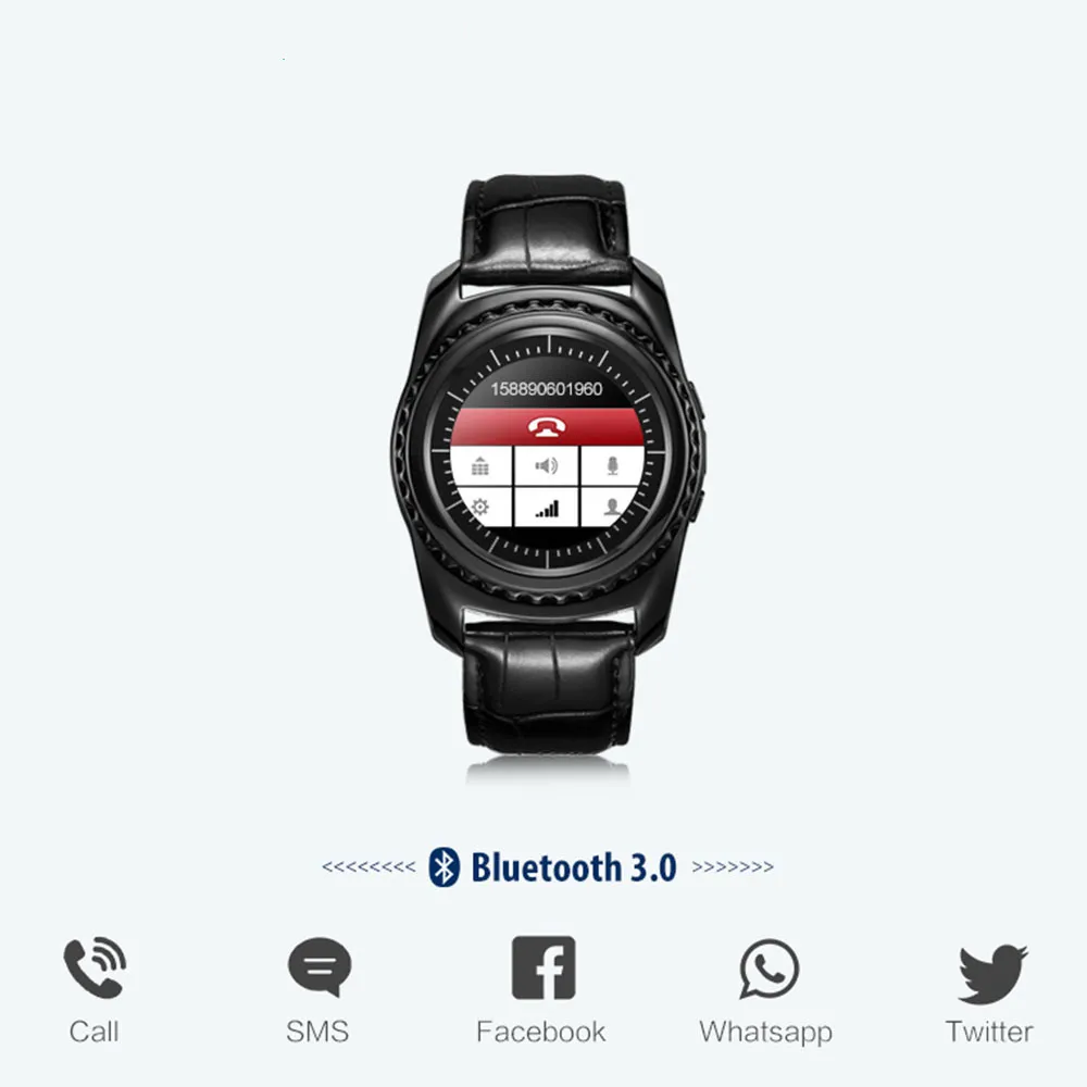 

GEJIAN new smart watch men support SIM TF card smart bracelet Apple gear blood pressure heart rate s2 Huawei millet PK DZ09 A1