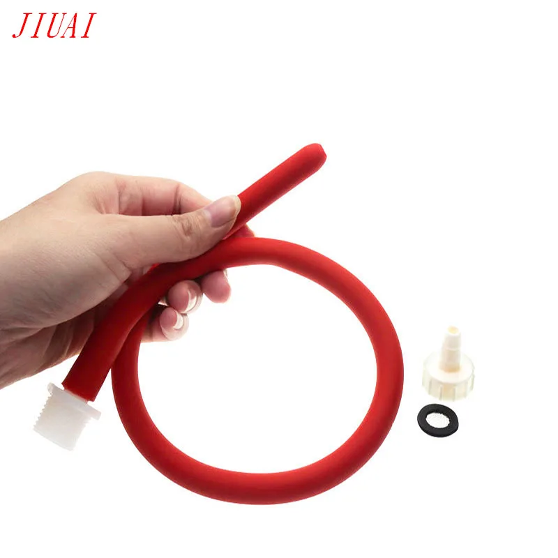 50CM Length Soft Silicone Anal Enema Tube Cleaning Vaginal Cleaner Nozzle Tip Butt Plug Sex Toys For Men/Woman |