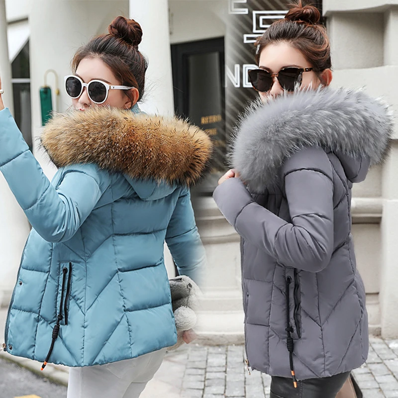 Winter Coats For Women Roiii UK Women Faux Fur Thick Hood Parka
