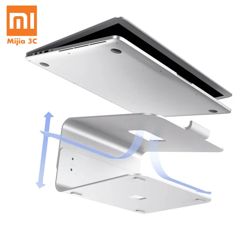 Xiaomi Mijia E-Stand настольная подставка для ноутбука держатель кронштейн для планшета регулируемое Алюминиевое Крепление алюминиевый сплав охлаждающая подставка для ноутбука