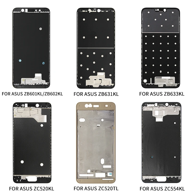 Для ASUS Zenfone ZB601KL ZB602KL ZB631KL ZB633KL ZC520KL ZC520TL ZC554KL ЖК-дисплей рамка задняя крышка корпуса
