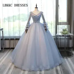 Бальное платье принцессы с длинным рукавом, 16 платьев, бальное платье, Vestidos De 15 Anos, Vestido Debutante