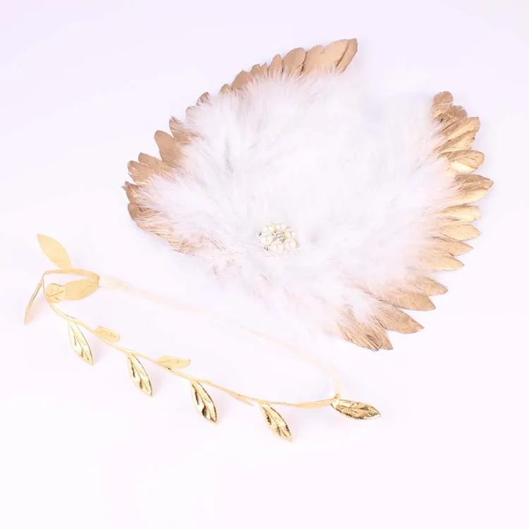 

Baby Girl Bebes Clothing Set Newborn Photography Props Tutu Skirt Headband Summer Infant Photo Props Accessories with wing