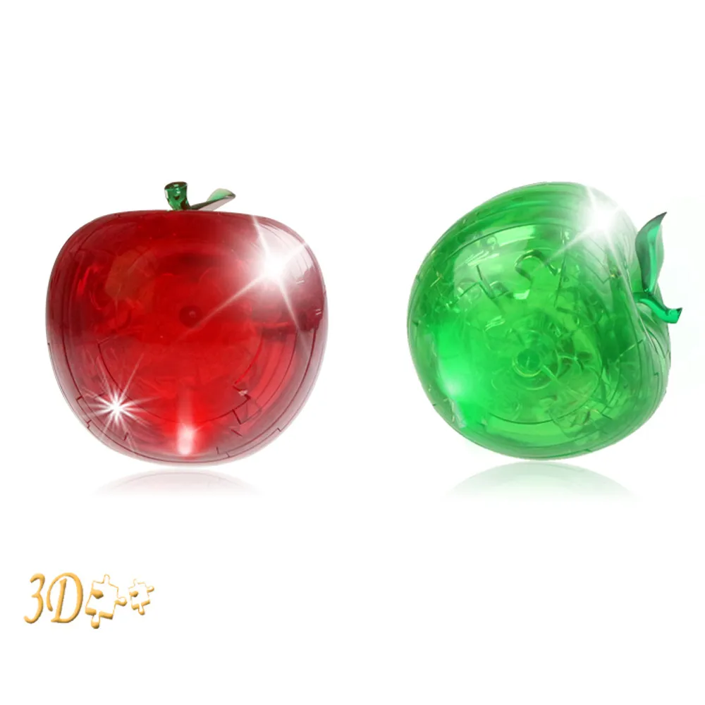 3D Кристалл Головоломка милые фрукты модель IQ Игрушка Отделка Подарок Гаджет Конструкторы DIY игрушка подарок новое поступление