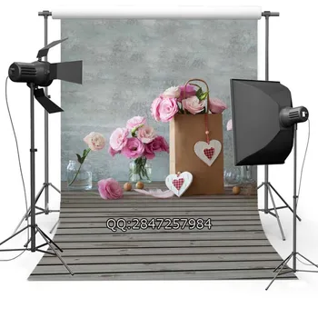 

Valentine's Day Love backdrop Vinyl cloth High quality Computer printed custom Photography Backgrounds