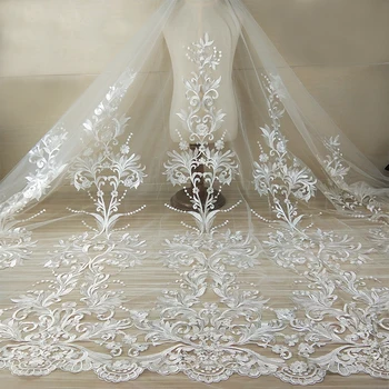 

2Yard African Lace Fabric Embroidered Tissu Nigerian Laces Fabric Bridal High Quality French Tulle Lace Fabric For Wedding Party