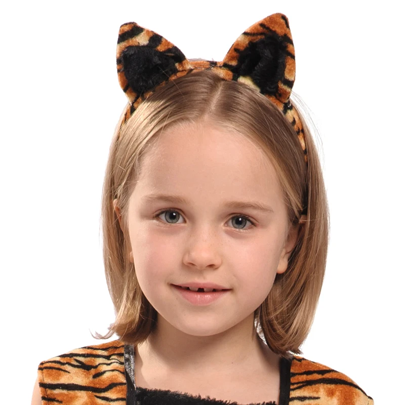 Kids Halloween Costume Carnaval Purim Festival Animal Tiger Girls Cosplay Dress+Headband+Leg Warmer 3PCS/Set For Girls Kids Halloween Costume Carnaval Purim Festival Animal Tiger Girls Cosplay Dress+Headband+Leg Warmer 3PCS/Set For Girls