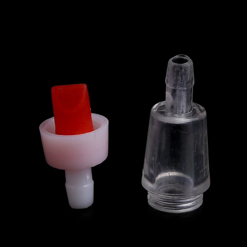 1 шт аквариумный воздушный насос пластиковый 4 см Односторонний обратный клапан невозвратный для аквариума СО2 водяной воздушный насос