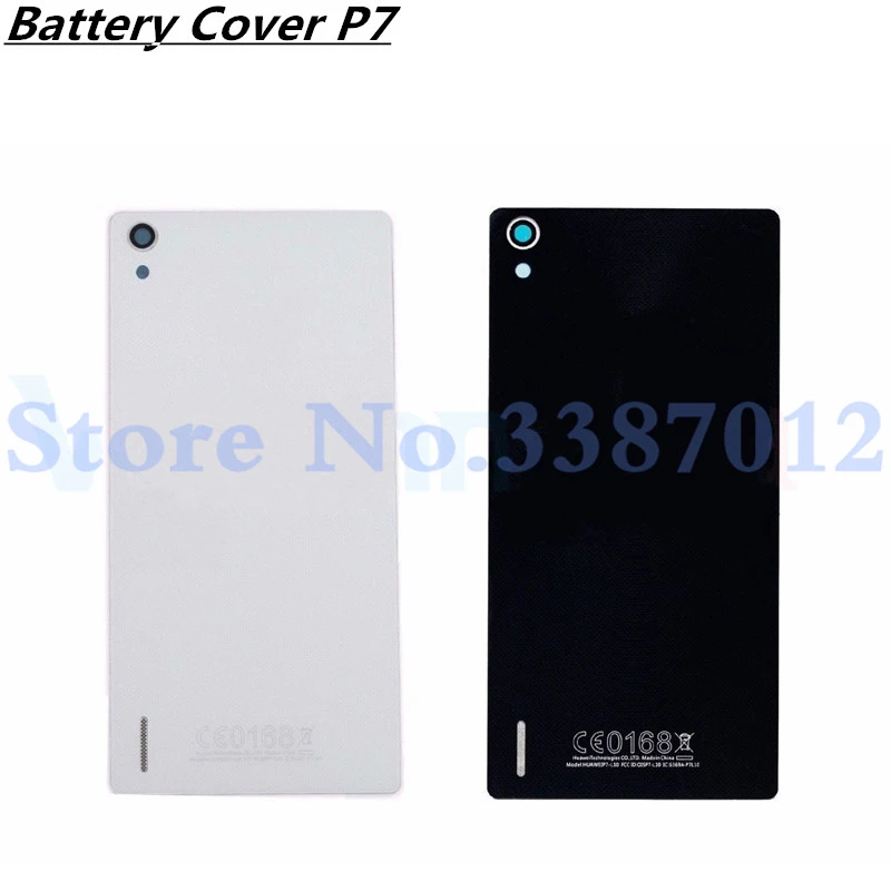 Carcasa trasera para Ascend Panel de cristal para puerta de batería, con pegatinas adhesivas|Marcos y carcasas para teléfonos móviles| AliExpress