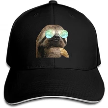 Bling Ленивец Регулируемая Сэндвич бейсболка хлопок бейсболка с козырьком шляпа