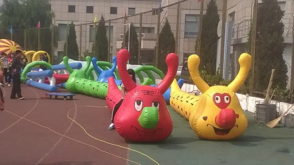 Надувная гусеница надувная Спортивная Веселая Игра на 5 человек|Детская