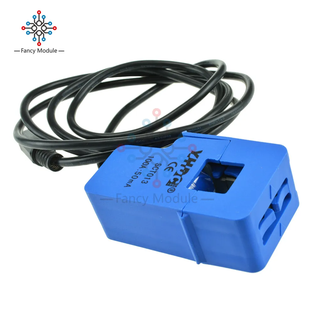 

100A SCT-013-000 Non-invasive AC Current Sensor Split Core Current Transformer
