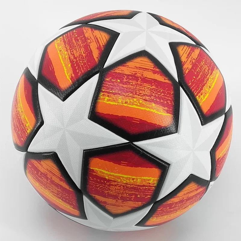 

2019 A++ 18 19 League Soccer Ball Red Madrid 19 Final Balls PU high grade seamless paste skin football ball Size 5