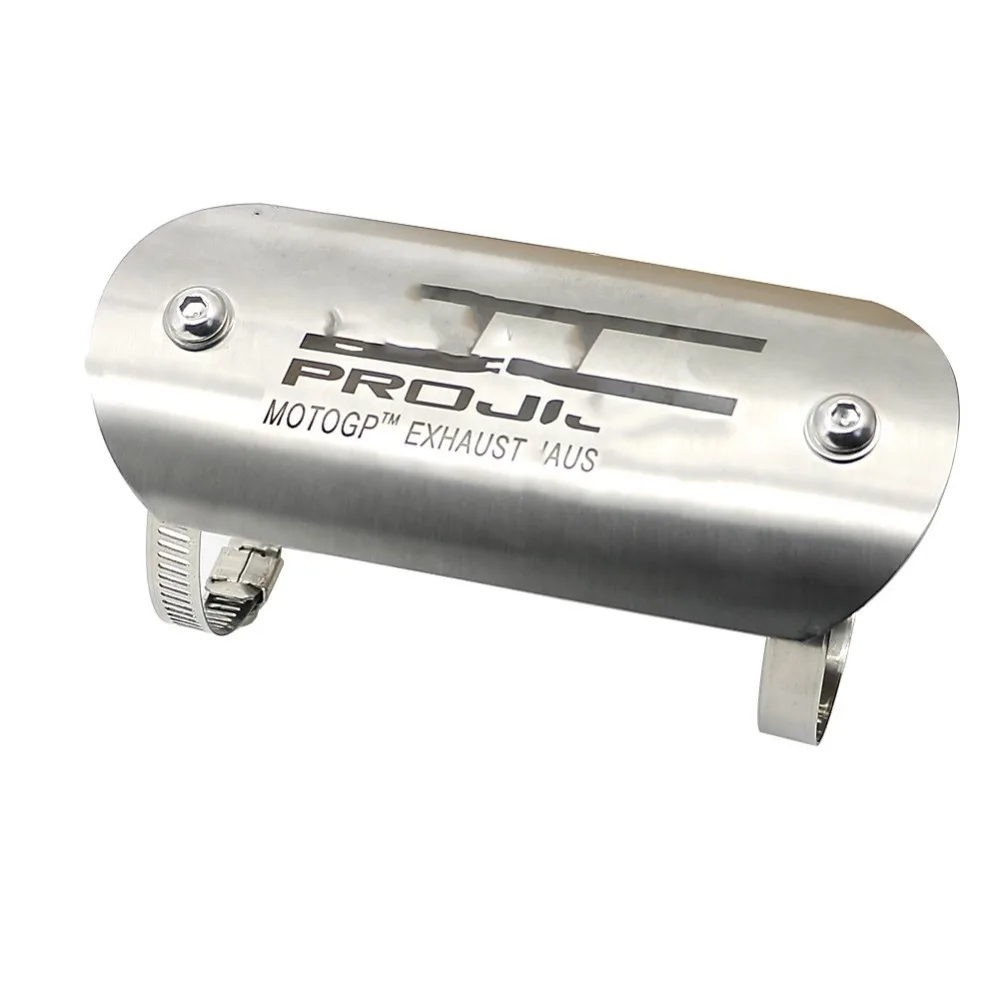 

Universal Motorcycle project Exhaust Muffler Protector Heat Shield Cover Guard Anti-scalding cover W/ Logo TMAX530 CB400