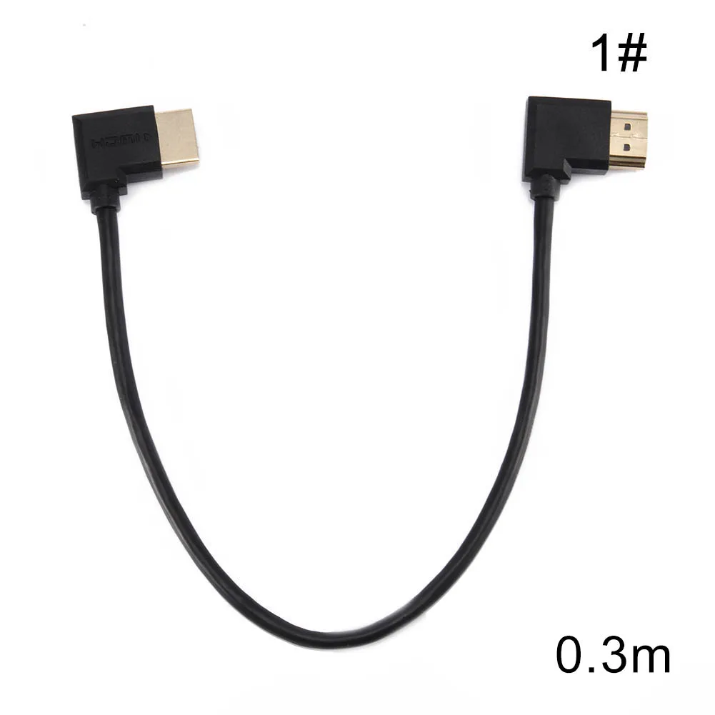1 0,3/0,5/1 м Mini HDMI конвертер «Папа-мама» вверх вниз вправо влево Угловой Кабель-адаптер DU55 - Цвет: 1