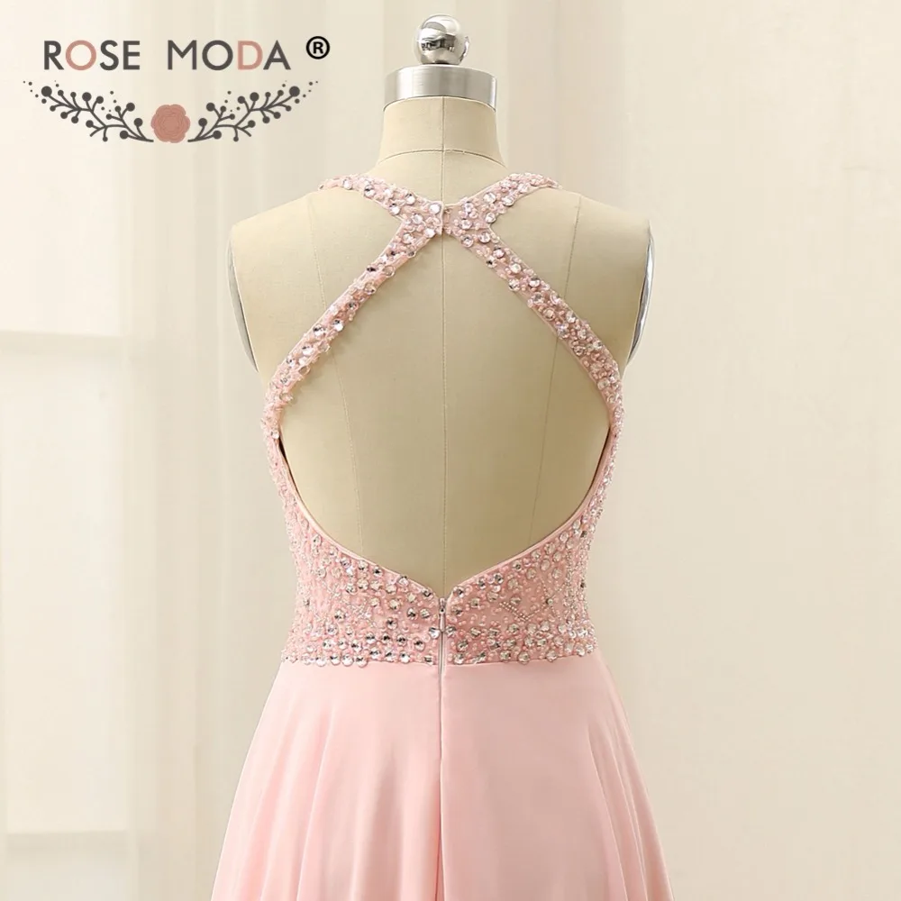 pink prom dressf