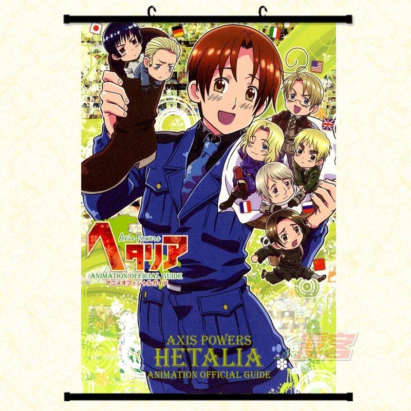 Японская декоративная картина аниме Hetalia: Axis Powers альфред ф. Jones &amp артур киркланд