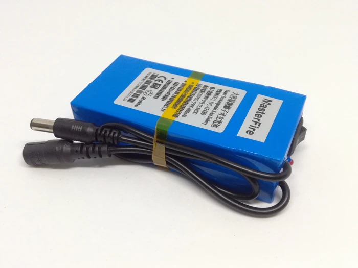 MasterFire DC 12480 12V 4800MAH супер большой емкости перезаряжаемая литий-ионная прочная аккумуляторная литиевая батарея для камеры видеонаблюдения