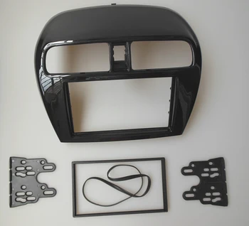 

Double Din fascia for MITSUBISHI Mirage Radio DVD Stereo Panel Dash Mounting Installation Trim Kit Face Frame