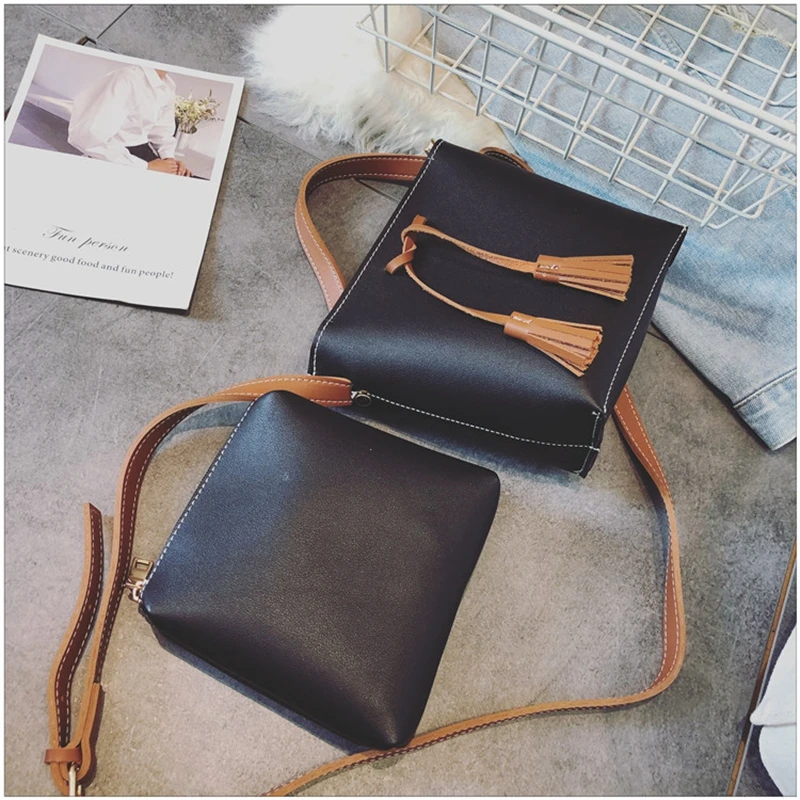 Elimetis 2018 Women Shoulder Bag Leather Female Chain Crossbody Bag Fashion Double Handbags Messenger Shoulder Bag For Women     (2)