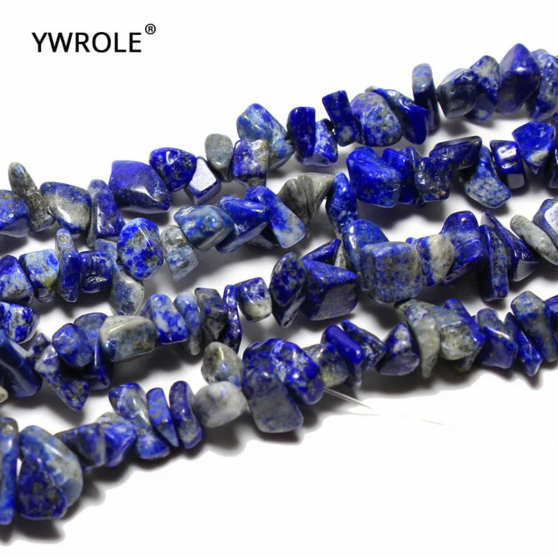 

5-8mm PCS Chips Irregular Natural Lapis Lazuli Blue Stone Beads For Jewelry Making DIY Bracelet Necklace Material Strand 34''