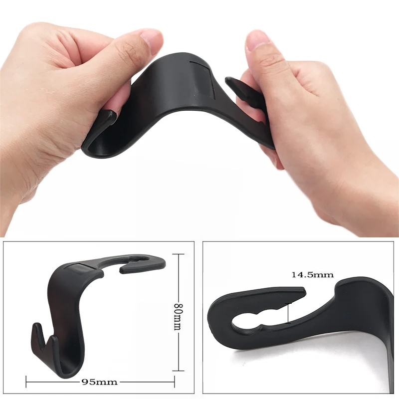 1PC/2PCS Car Seat Back Hooks Hanger Organizer Universal Headrest Mount Storage Hook House Simple Styling Coat | Автомобили и