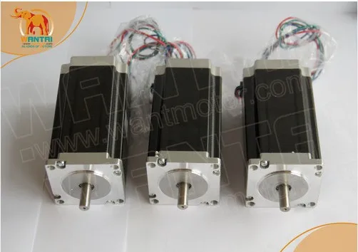 

3 PCS Nema 23 stepper motor 425oz-in,4.2A,2phase CNC Engrave www.wantmotor.com