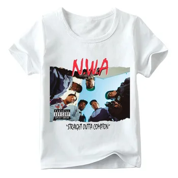 

2019 Children NWA Straight Outta Compton Tshirt Summer Baby Boys/Girls Band Hip Hop Short Sleeve Tops Kids Casual T-shirt,HKP558